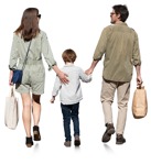 Family walking people png (15730) - miniature