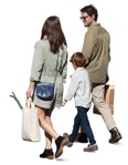Family walking people png (15731) - miniature