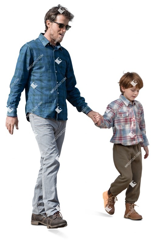 Family walking person png (15235)