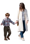 Family walking person png (15770) - miniature