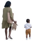 Family walking human png (16141) | MrCutout.com - miniature