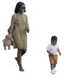 Family walking png people (16032) - miniature
