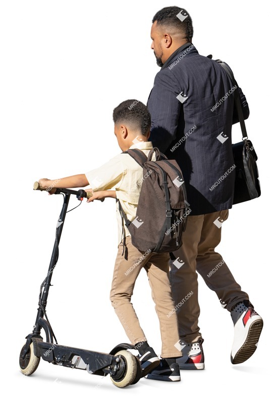 Family walking people png (16430)