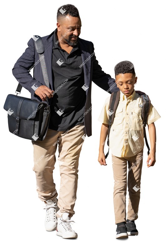 Family walking people png (17420)