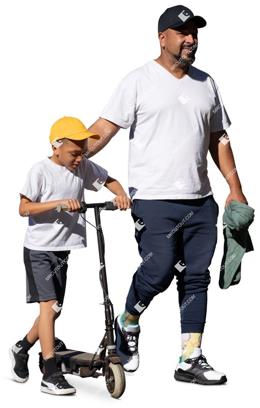 Family walking people png (17140)