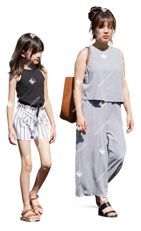 Family walking people png (19361)