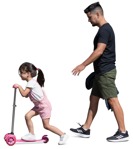 Family walking people png (16783) - miniature