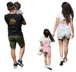 Family walking people png (16935) - miniature