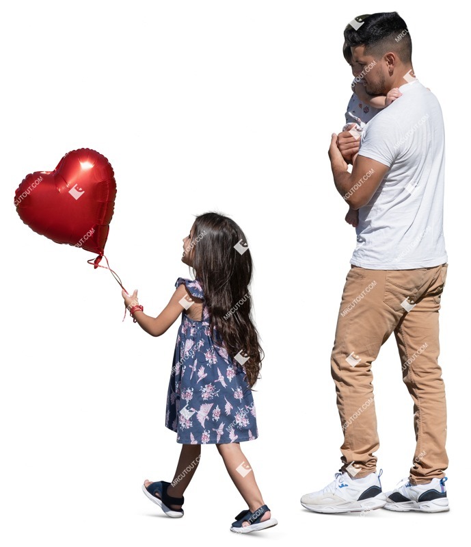 Family walking people png (16562)