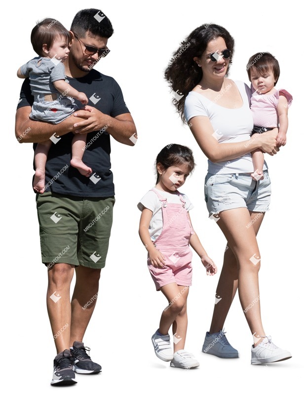 Family walking person png (16836)