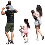 Family walking person png (17470) | MrCutout.com - miniature