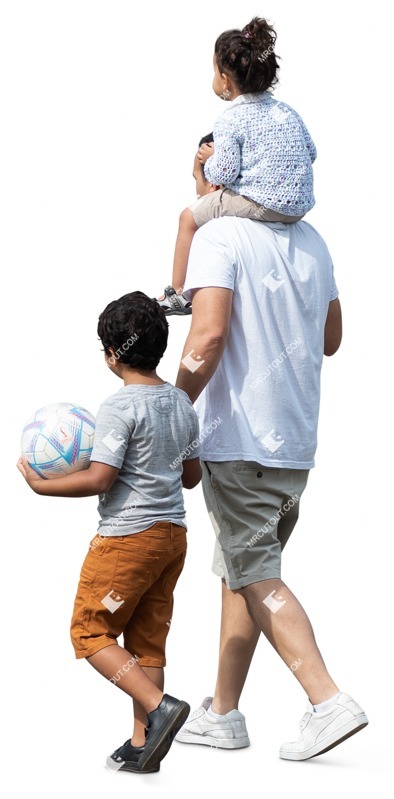 Family walking people png (16707)
