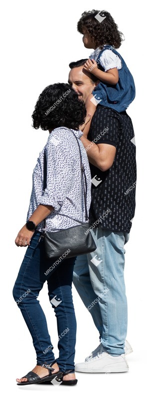 Family walking people png (19714)