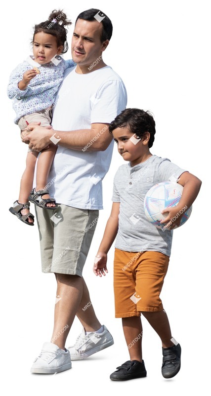 Family walking people png (17059)