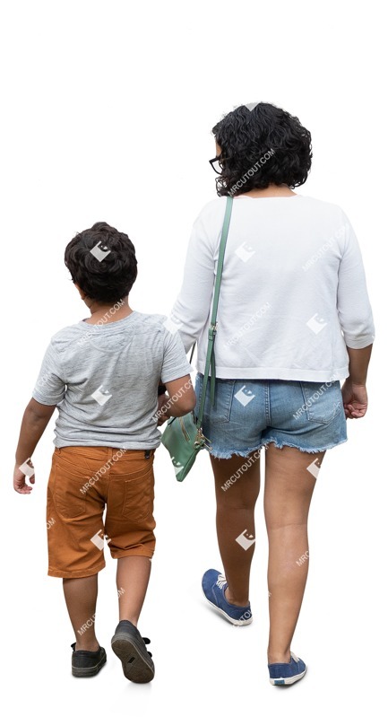 Family walking person png (19980)