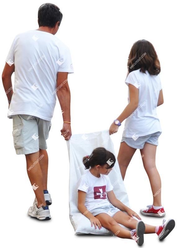 Family walking human png (883)