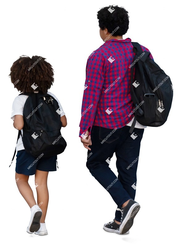 Family walking people png (17682)