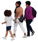 Family walking people png (17282) - miniature
