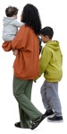 Family walking  (18613) - miniature