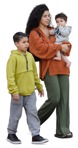 Family walking  (18614) - miniature