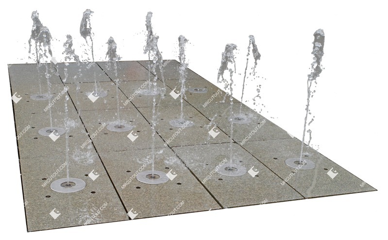 Fountain cutout object png (7978)