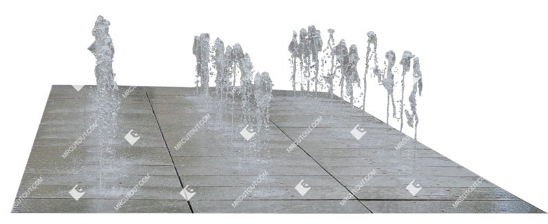 Fountain cutout object png (7973)