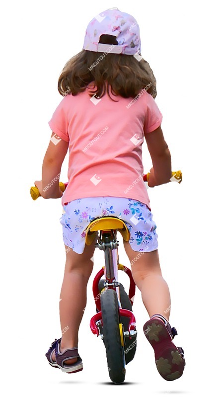 Girl cycling people png (8038)