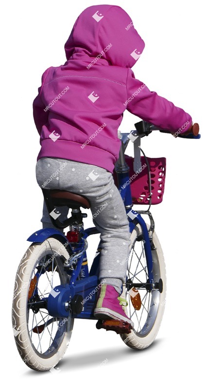Girl cycling people png (10628)