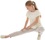 Girl exercising people png (3710) - miniature