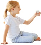 Girl playing people png (4614) - miniature