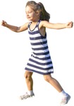 Girl playing person png (3970) - miniature
