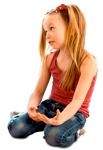 Girl playing person png (7068) - miniature