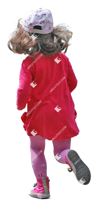 Girl playing cut out pictures (7776)