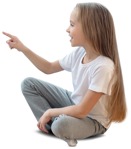 Girl playing people png (11575) - miniature
