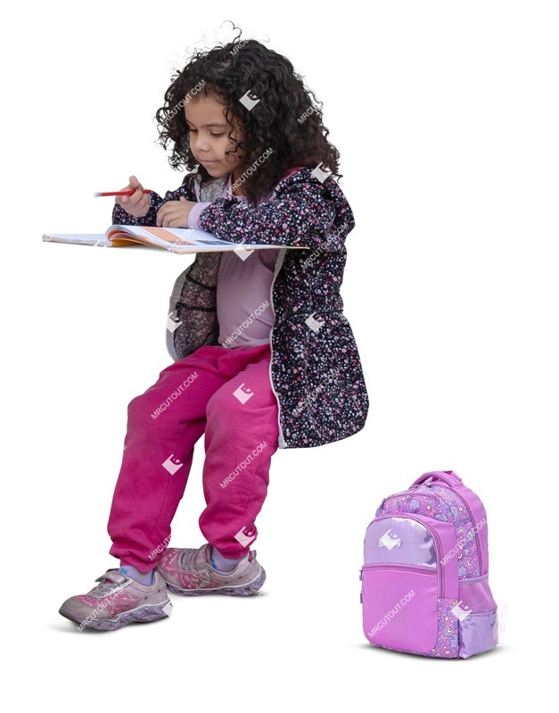 Girl reading a book people png (19092)