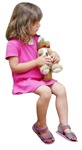 Girl sitting person png (8264) - miniature