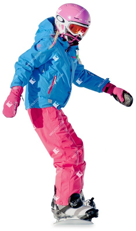 Girl skiing people png (2741)