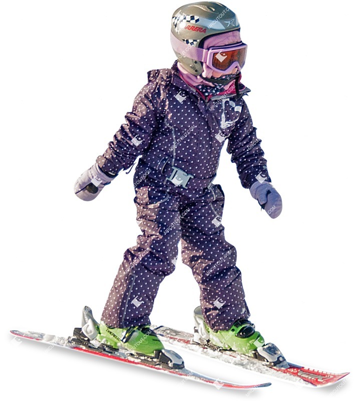 Girl skiing people png (2644)