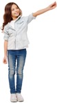 Girl standing people png (3431) - miniature