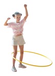 Girl standing png people (7567) - miniature