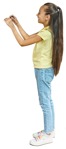 Girl standing people png (13719) - miniature