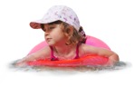 Girl swimming people png (7925) - miniature
