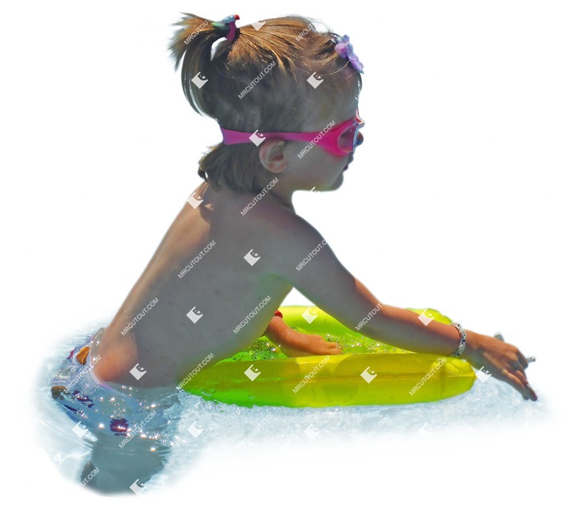 Girl swimming people png (7884)