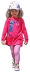 Girl walking cut out pictures (7883) - miniature
