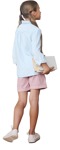 Girl with a book person png (12339) - miniature