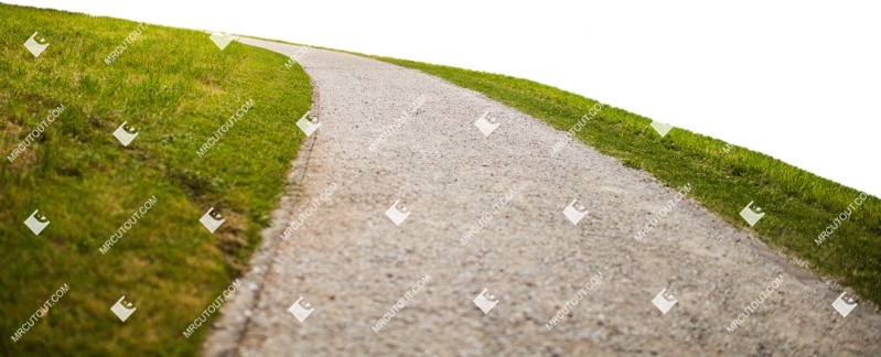 Grassy road png foreground cut out (7721)