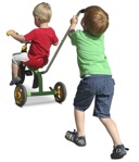 Group of children cycling human png (11841) - miniature