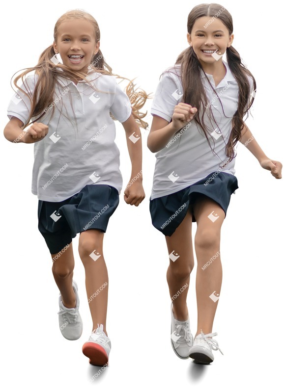 Group of children exercising photoshop people (9394)