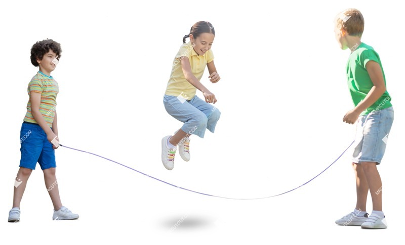 Group of children playing people png (12931)