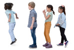 Group of children playing photoshop people (20294) - miniature